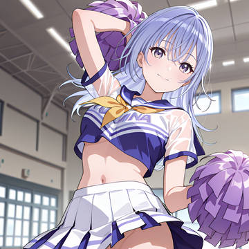 鈴木羽那ちゃんチアでえっちする