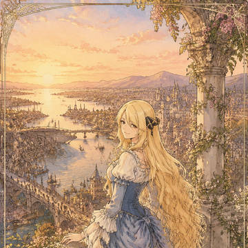 水彩画——海城