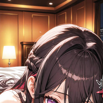 お口と胸で包み込んでくれるあずきち。