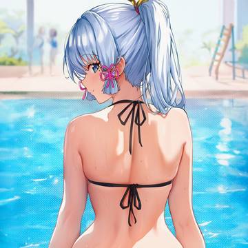 神里绫华：泳着屁股