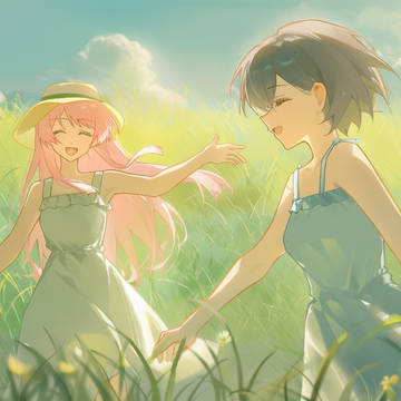 夏草を駆ける