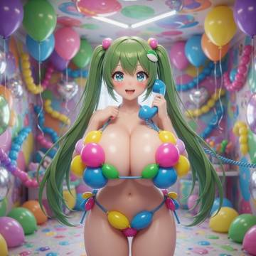バルーンガール早苗ちゃん💕