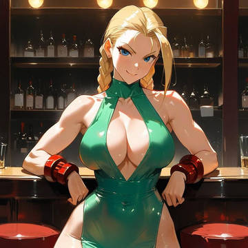ノーパン前垂れドレスなキャミィさん　②