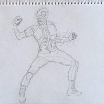 Sketch soldado razo