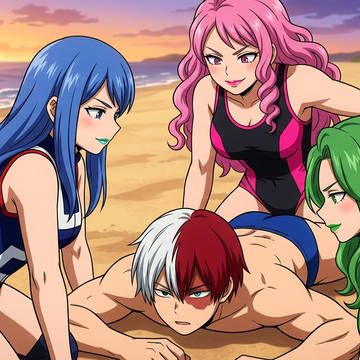 Shoto at the beach
