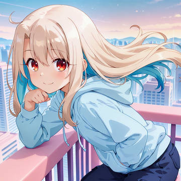 🩷「ちらり、空色。」