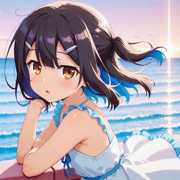 💜「海風に溶けるブルー。」