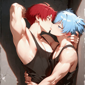 Karma x Nagisa gif