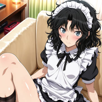 パンチラメイド薫