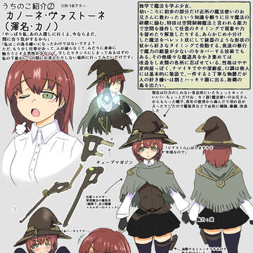 うちの娘設定画②