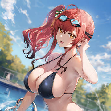 4K | Poolside Pasta ❤️
