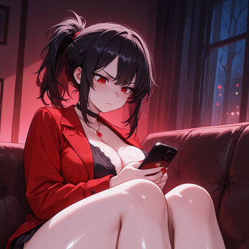 She's LATE again!