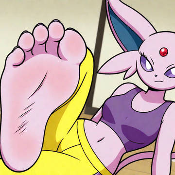 Female Espeon Feet