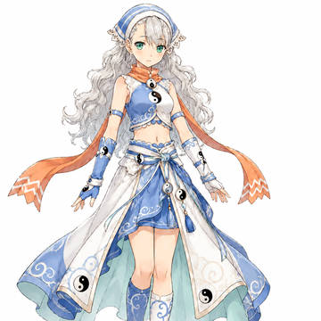カリン：太極図・新型服装