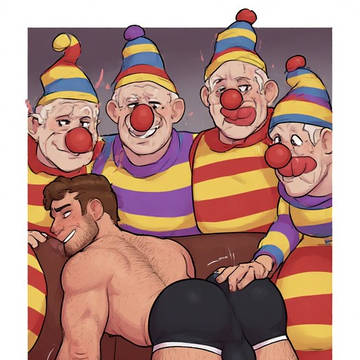 Old Evil Clowns Love Jock Rump