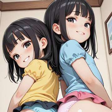 20260613女の子達のお尻サンド