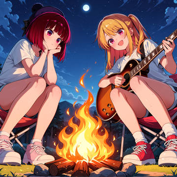 Kana Arima and Ruby Hoshino