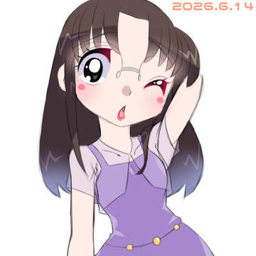 【1時間40分】毎日カナちゃんを描く!(再開)1158日目