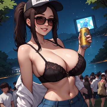 人前で溶ける夏の夜 💗Melting in Public