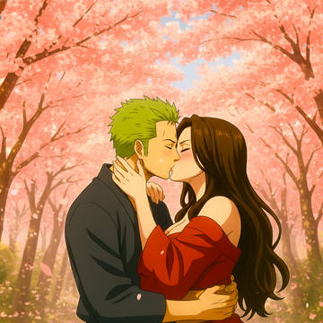 Zoro kiss Cana 15