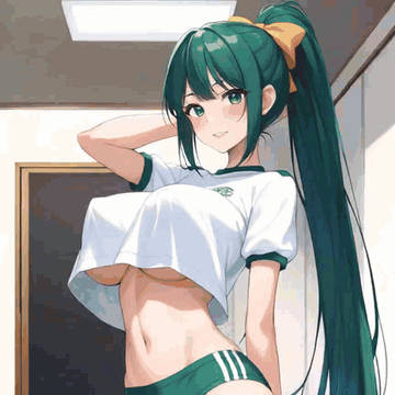 ブルマでポールダンス