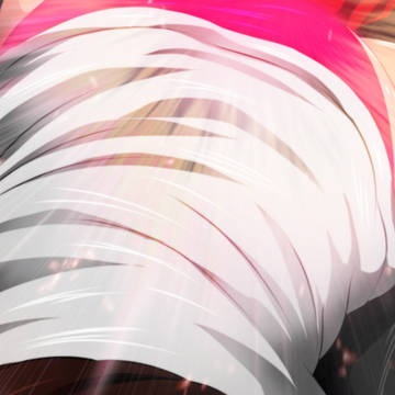 反撃に転じる体操服巨大ヒロイン