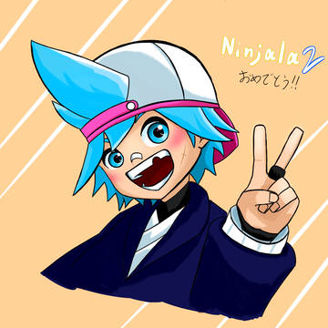 ニンジャラ2発表おめでとうカッペイイラスト！