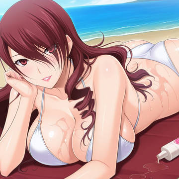 Mitsuru at the beach
