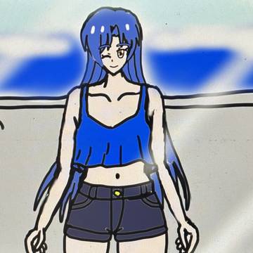 クールな夏の乙女・如月千早✨💙✨