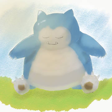 【模写】　カビゴン