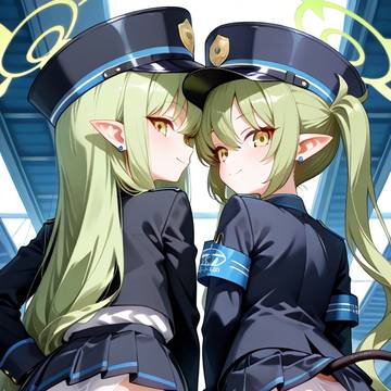 橘ヒカリちゃんと橘ノゾミちゃん(ブルーアーカイブ)のパンツ
