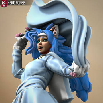 heroforgeで今日のお題作ってみた109　青髪