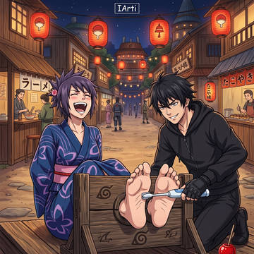 Anko and Arti in Tickle Festival