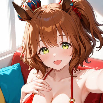 自撮りをするマーチャン