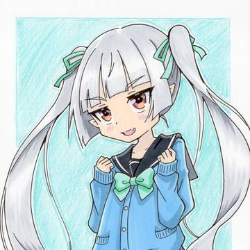 セーラー服＋カーディガン