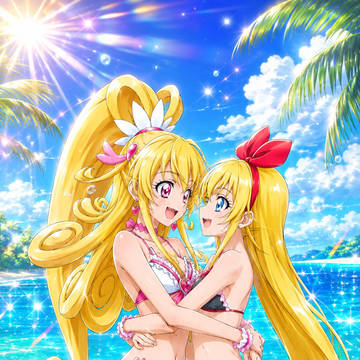 仲良し✨️🩷キュアハート＆レジーナ❤️