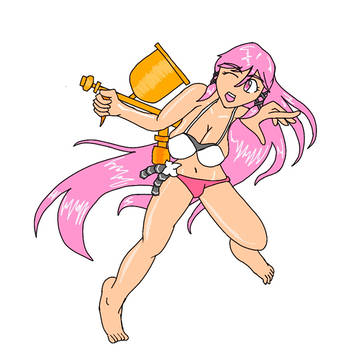 水着で遊ぶかずみん