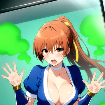 霞さんカエル化 煙ver