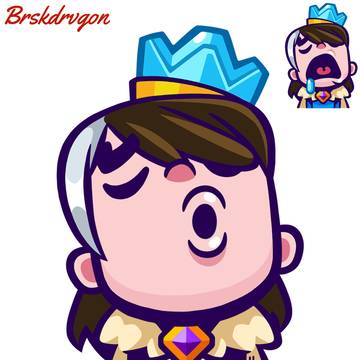 CLASH ROYALE_PRINCESS EVO EMOTE