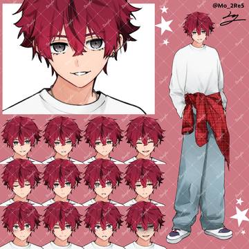 立ち絵10 【表情差分12種類】