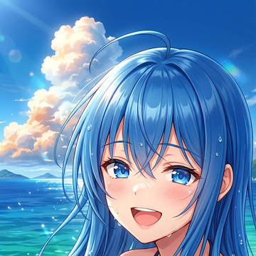 海と少女