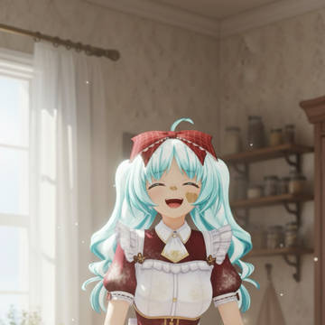 働く六花ちゃん❣️