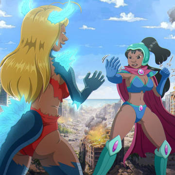 Disney Nani VS Kaiju Lifeguard
