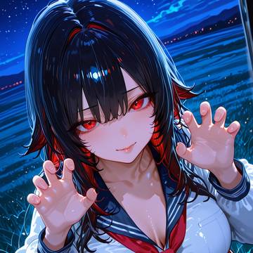 ウルフカット女子