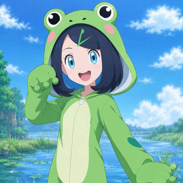 カエルスーツリコちゃん