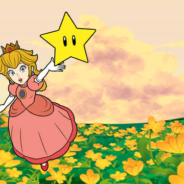 ピーチ姫とスター