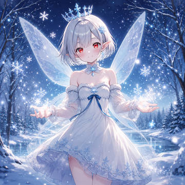 凩夕|雪の妖精