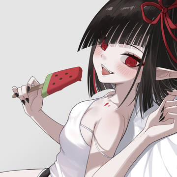 暑いね❤