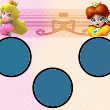 マリオ女子キャラの瞳で色実験！ピーチ×デイジー
