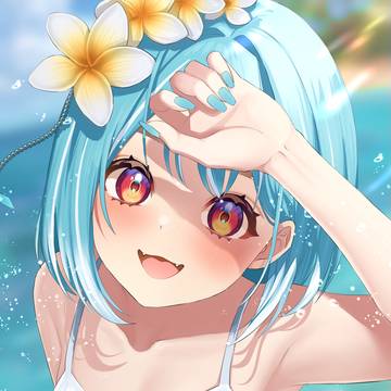 らむちと海デート